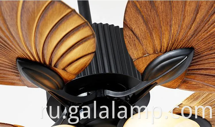 Винтаж вдохновленная американская фанатская люстра для шикарных жилых помещений